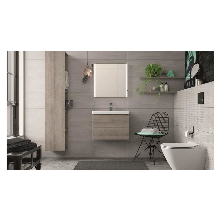 Cersanit K701-104 - Pakabinamas WC su dangčiu CITY OVAL keramika/balta