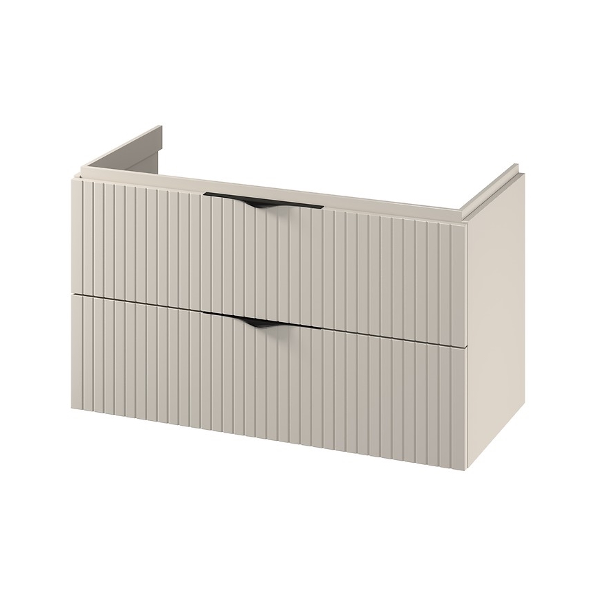 Cersanit S1015-013 - Pakabinama vonios spintelė po praustuvu TIRSO 100x45 cm smėlio spalvos