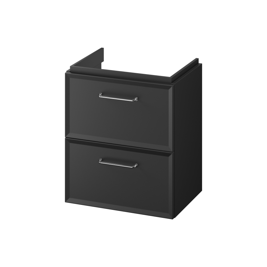 Cersanit S1021-006 - Pakabinama vonios spintelė po praustuvu MILLE SLIM 50x35 cm juoda