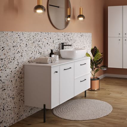 Cersanit S1022-006 - Pakabinama vonios spintelė MILLE 20x45 cm matinė balta