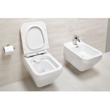 Cersanit S701-213-ECO - Pakabinamas unitazas su sėdyne CREA keramika/balta