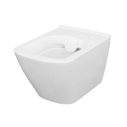 Cersanit S701-405 - Pakabinamas WC su dangčiu CITY SQUARE keramika/balta