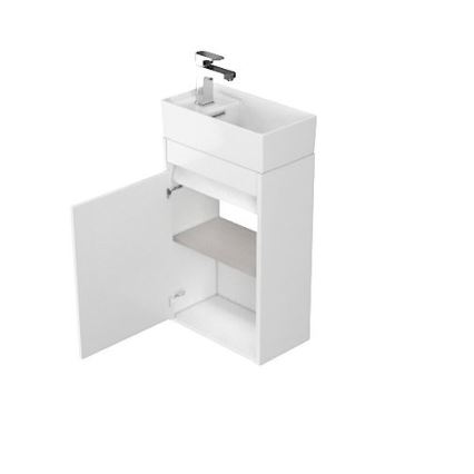 Cersanit S924-001 - Vonios spintelė po praustuvu BARBARA 59,3x39,2 cm blizgi balta