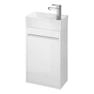 Cersanit S924-001 - Vonios spintelė po praustuvu CREA 59,3x39,2 cm blizgi balta
