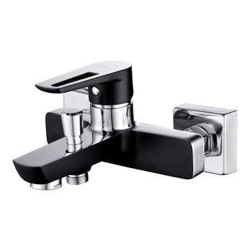 Cersanit S951-009 - Vonios čiaupas MILLE juoda/blizgus chromas