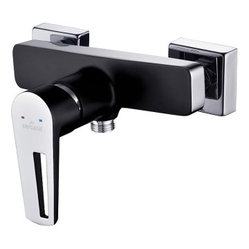 Cersanit S951-034 - Dušo čiaupas MILLE juoda/blizgus chromas