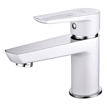 Cersanit S951-047 - Praustuvo čiaupas MILLE 13,4 cm balta + nuotekos