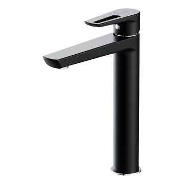 Cersanit S951-356 - Praustuvo čiaupas MILLE 27 cm juoda + nuotekos