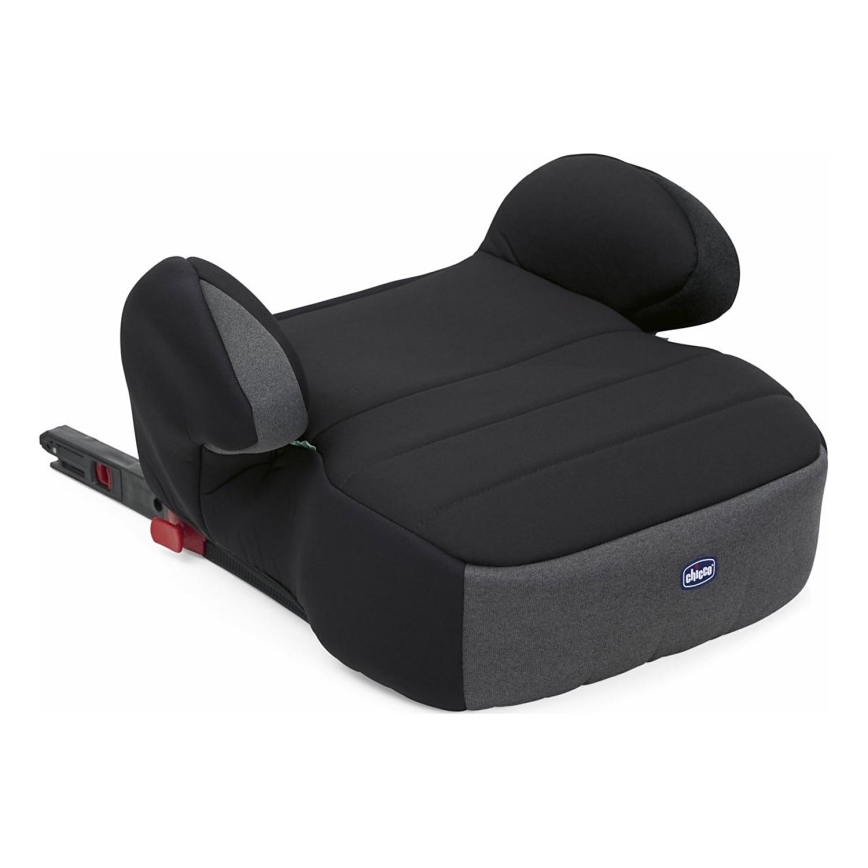 Chicco - Automobilinė kėdutė paaukštinama QUASAR FIX i-Dydis (126-150 cm) juoda/pilka