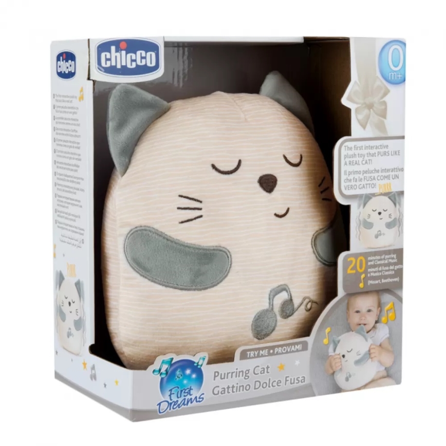 Chicco - Interactive plush toy katė