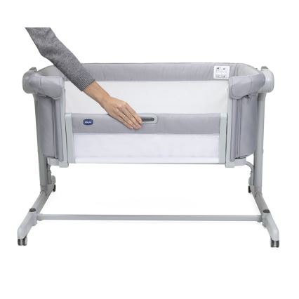 Chicco - Kūdikio lovelė 2in1 2v1 NEXT2ME MAGIC EVO šviesiai pilka