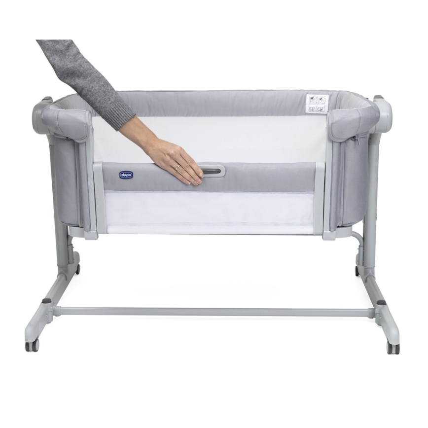 Chicco - Kūdikio lovelė 2in1 2v1 NEXT2ME MAGIC EVO šviesiai pilka