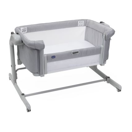 Chicco - Kūdikio lovelė 2in1 2v1 NEXT2ME MAGIC EVO šviesiai pilka