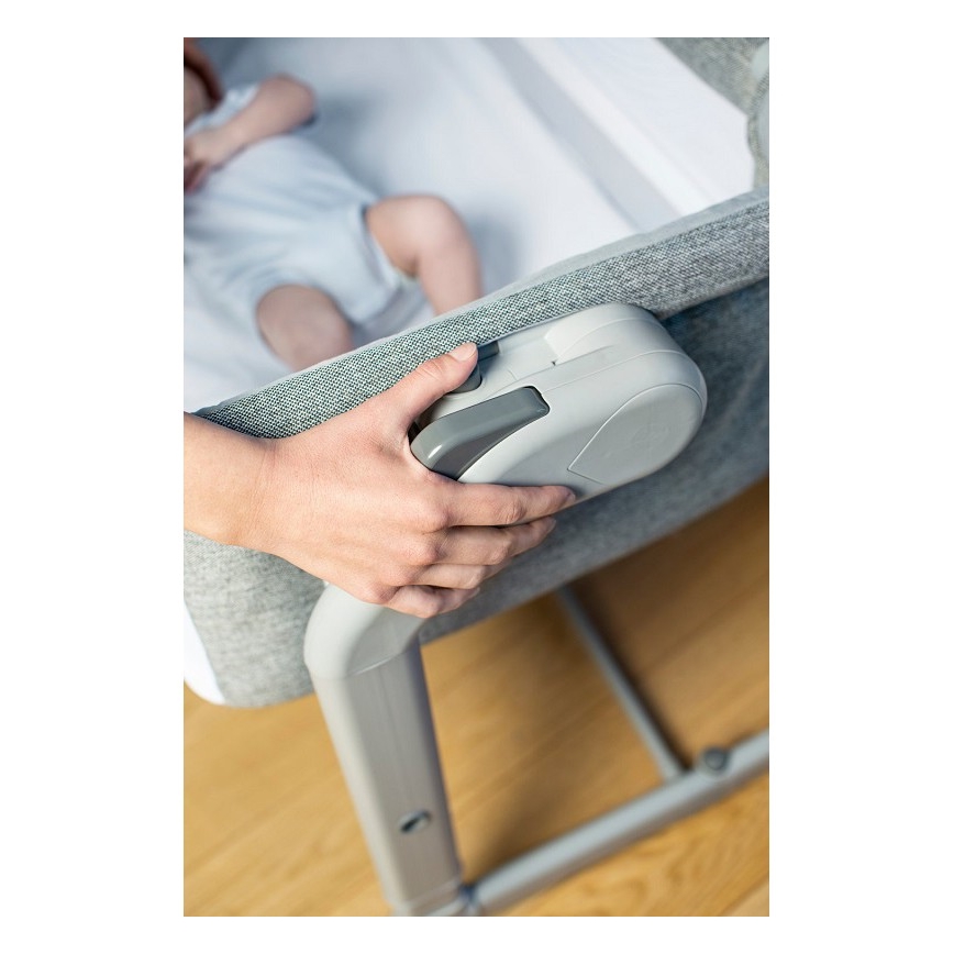 Chicco - Kūdikio lovelė 2in1 2v1 NEXT2ME MAGIC EVO tamsiai pilka