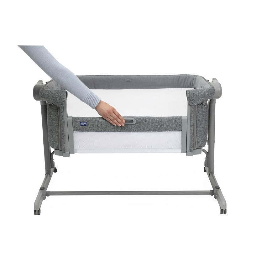Chicco - Kūdikio lovelė 2in1 2v1 NEXT2ME MAGIC EVO tamsiai pilka