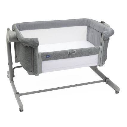 Chicco - Kūdikio lovelė 2in1 2v1 NEXT2ME MAGIC EVO tamsiai pilka