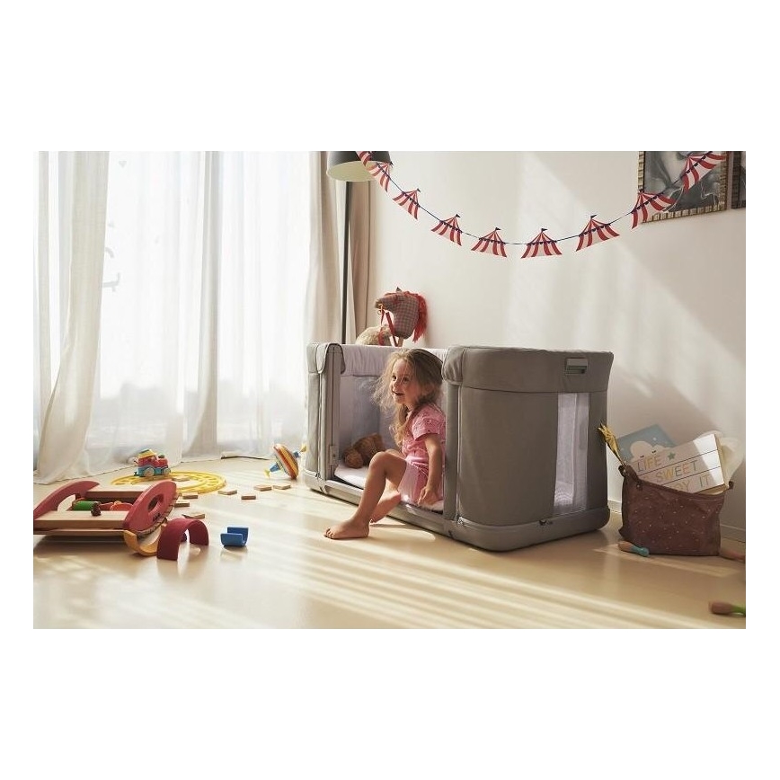 Chicco - Kūdikio lovelė 3in1 3v1 NEXT2ME FOREVER šviesiai pilka