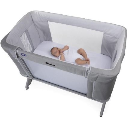 Chicco - Kūdikio lovelė 3in1 3v1 NEXT2ME FOREVER šviesiai pilka