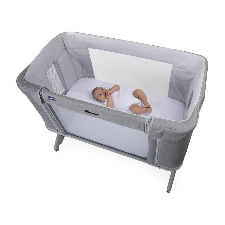 Chicco - Kūdikio lovelė 3in1 3v1 NEXT2ME FOREVER šviesiai pilka