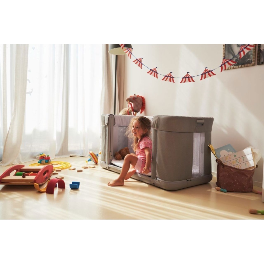 Chicco - Kūdikio lovelė 3in1 3v1 NEXT2ME FOREVER tamsiai pilka