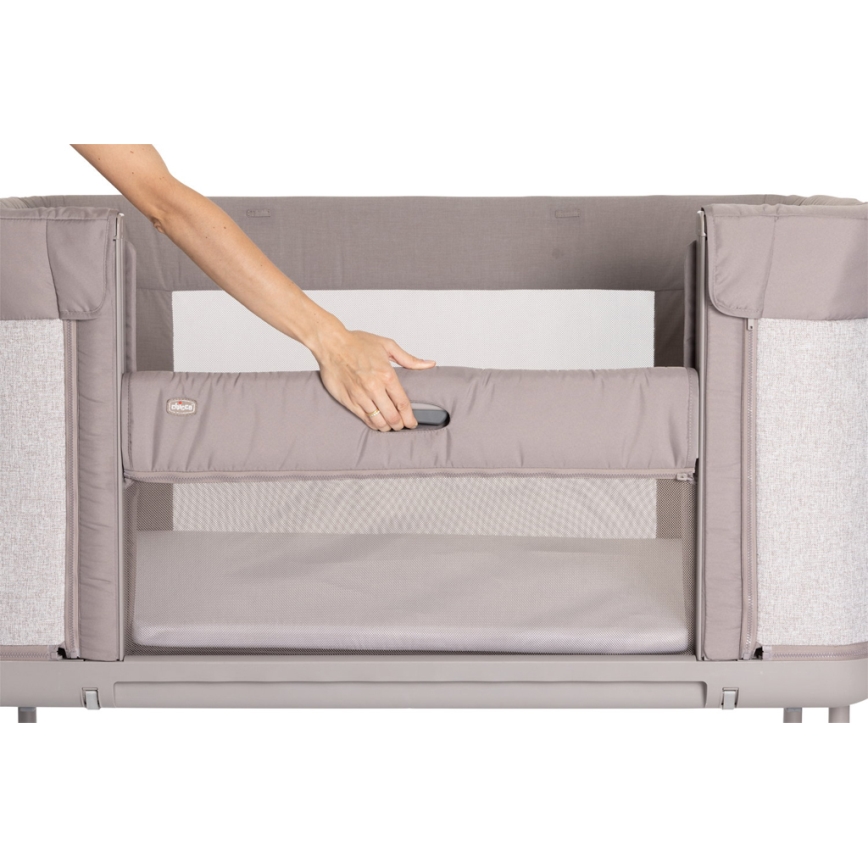 Chicco - Kūdikio lovelė 3in1 NEXT2ME FOREVER pilka