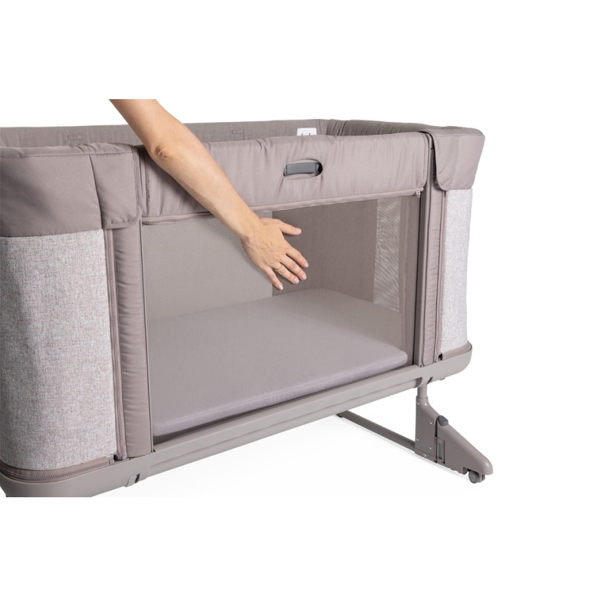 Chicco - Kūdikio lovelė 3in1 NEXT2ME FOREVER pilka
