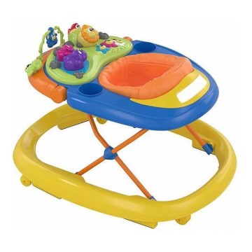 Chicco - Kūdikių vaikštynė WALKY TALKY 2xAA geltona/mėlyna