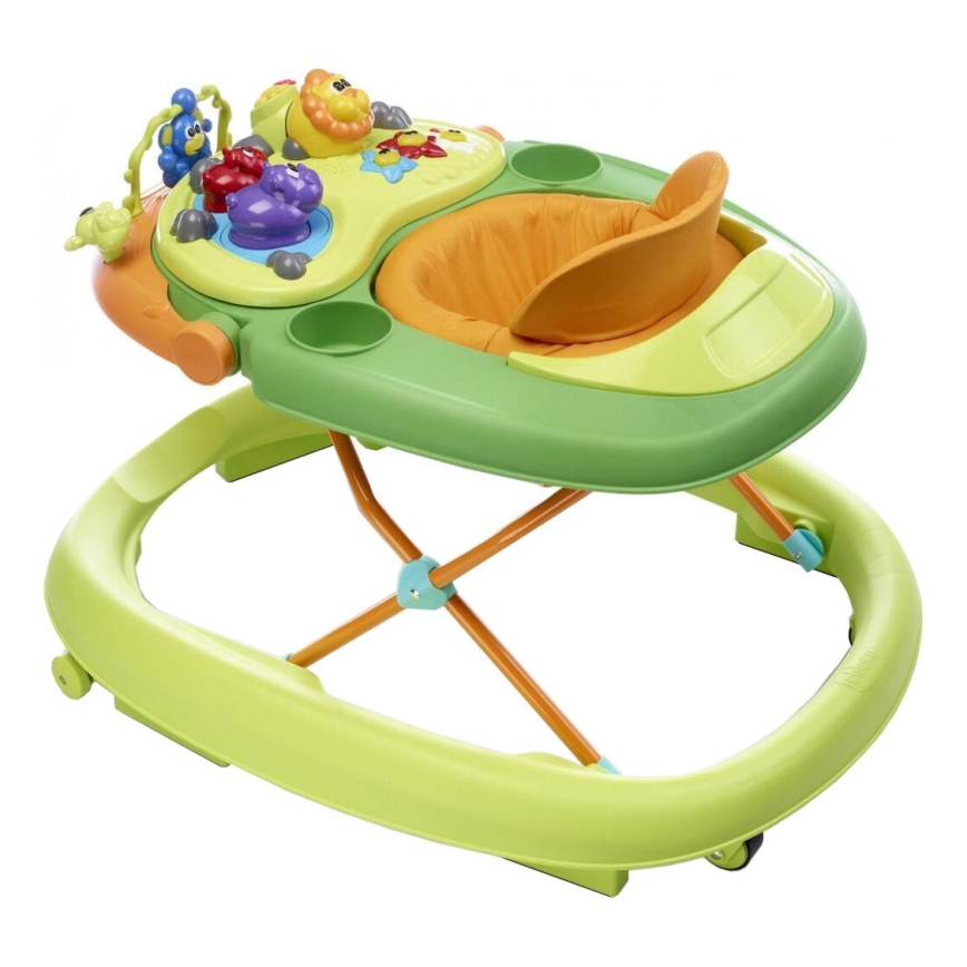 Chicco - Kūdikių vaikštynė WALKY TALKY 2xAA žalia