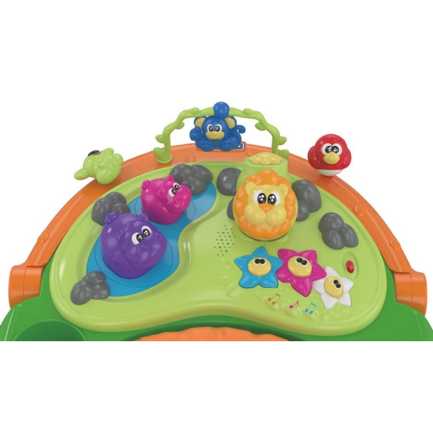 Chicco - Kūdikių vaikštynė WALKY TALKY 2xAA žalia