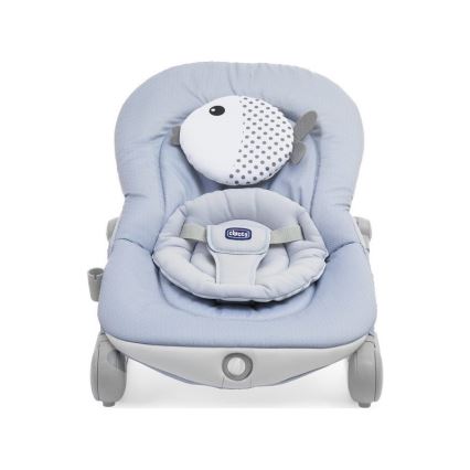 Chicco - Kūdikių vibruojantis rokeris su melodija BALLOON Dots 2xAA + 1xLR20 mėlyna
