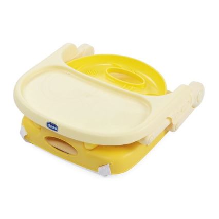Chicco - Nešiojama vaikiška kėdutė paaukštinama POCKET SNACK geltona