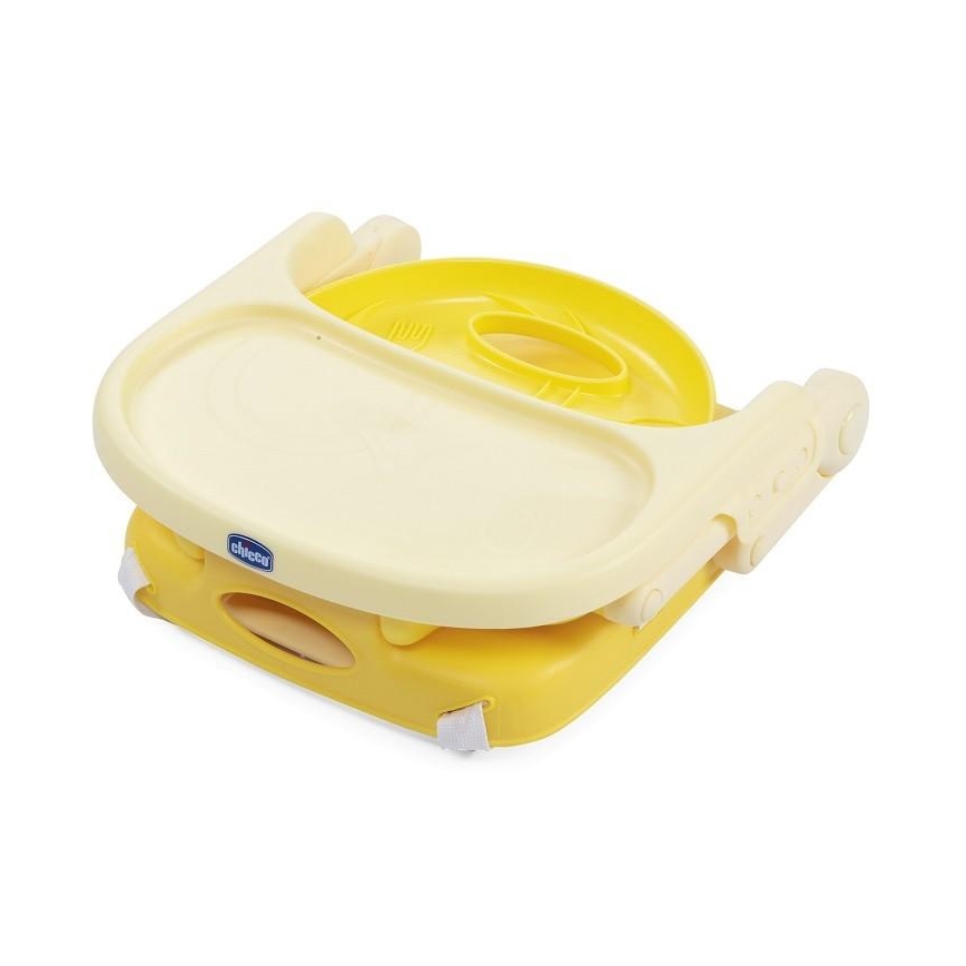 Chicco - Nešiojama vaikiška kėdutė paaukštinama POCKET SNACK geltona