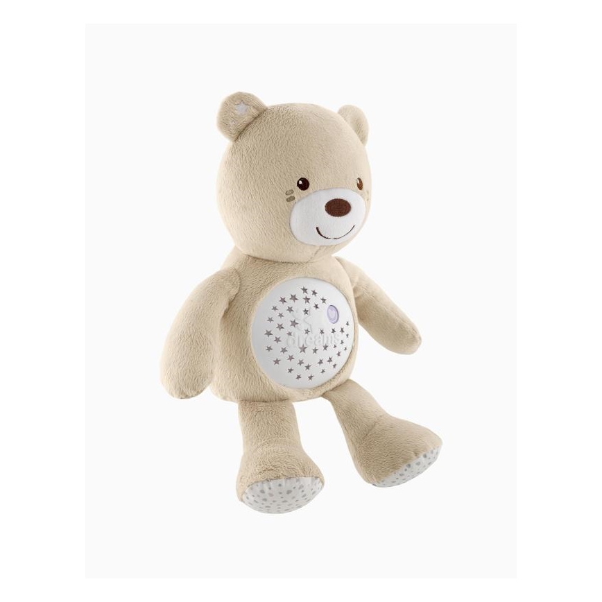 Chicco - Projektorius su melodija BABY BEAR 3xAAA smėlio spalvos