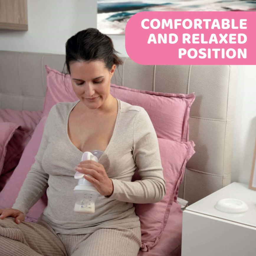 Chicco - Rankinis krūties siurblys Natural Feeling
