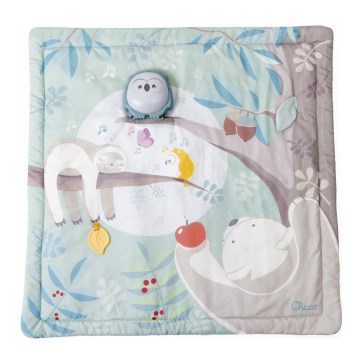 Chicco - Vaikiška antklodė žaidimui 2in1 3xAAA pelėda