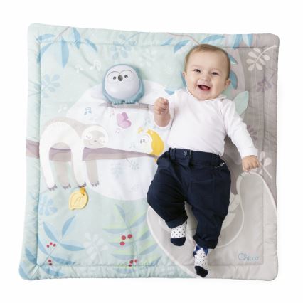 Chicco - Vaikiška antklodė žaidimui 2in1 3xAAA pelėda