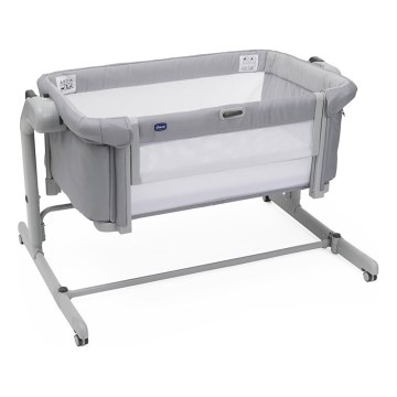 Chicco - Vaikiška lovelė 2in1 NEXT2ME MAGIC EVO šviesiai pilka
