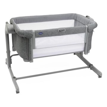 Chicco - Vaikiška lovelė 2in1 NEXT2ME MAGIC EVO tamsiai pilka
