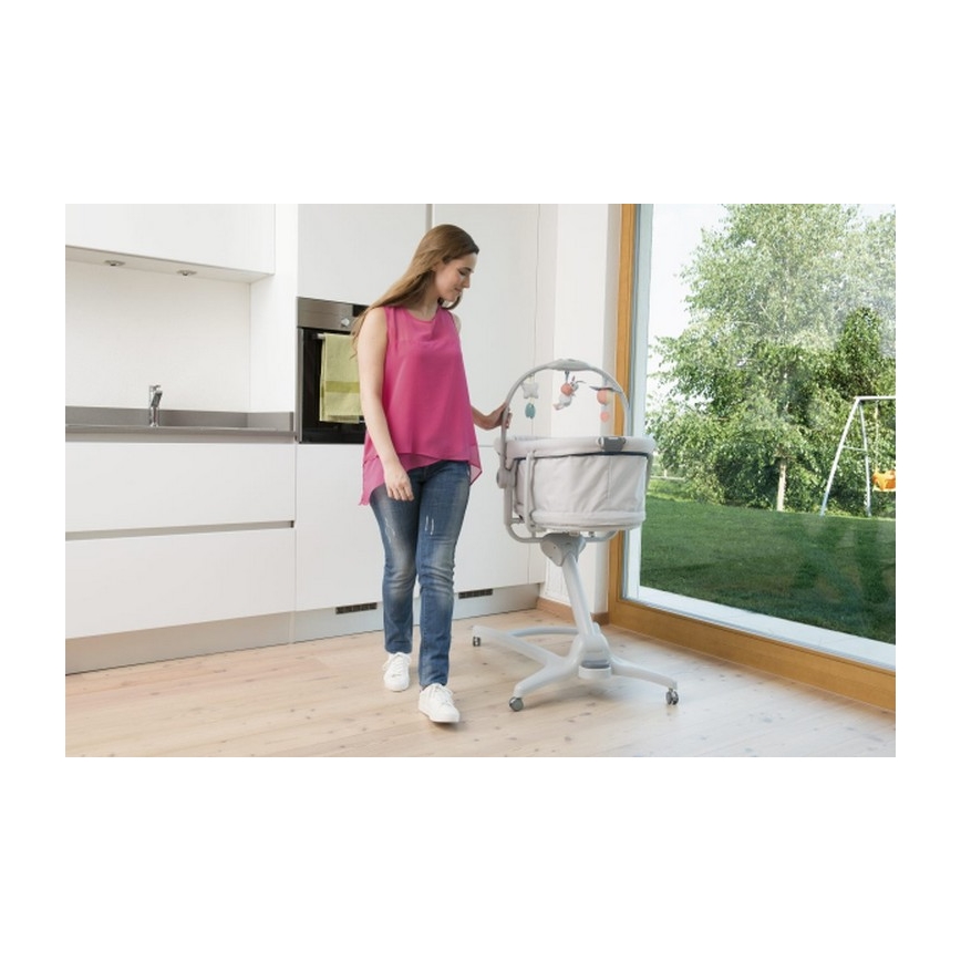 Chicco - Vaikiška lovelė 4in1 BABY HUG balta
