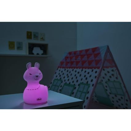 Chicco - Vaikiška naktinė lempa SWEET LIGHTS lama