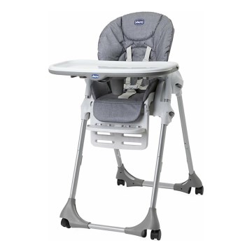 Chicco - Vaikiška valgomojo kėdė Polly Easy pilka
