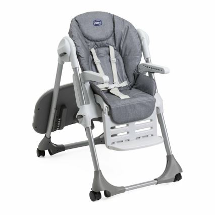 Chicco - Vaikiška valgomojo kėdė Polly Easy pilka
