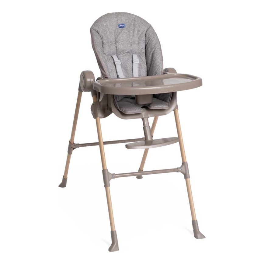 Chicco - Vaikiška valgomojo kėdė Polly Essential - pilka/ruda