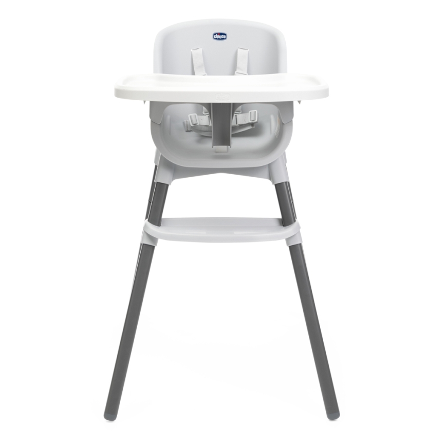 Chicco - Vaikiška valgomojo kėdė ZEST 3in1 balta/pilka