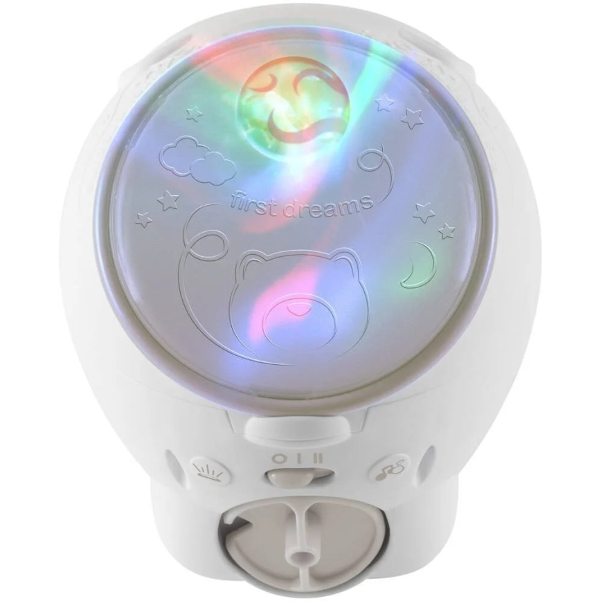 Chicco - Vaikiškas projektorius 2in1 POLAR BEAR 3xAA smėlio spalva