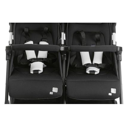 Chicco - Vežimėlis - dvynukams OHLALA TWIN Black Night juodas