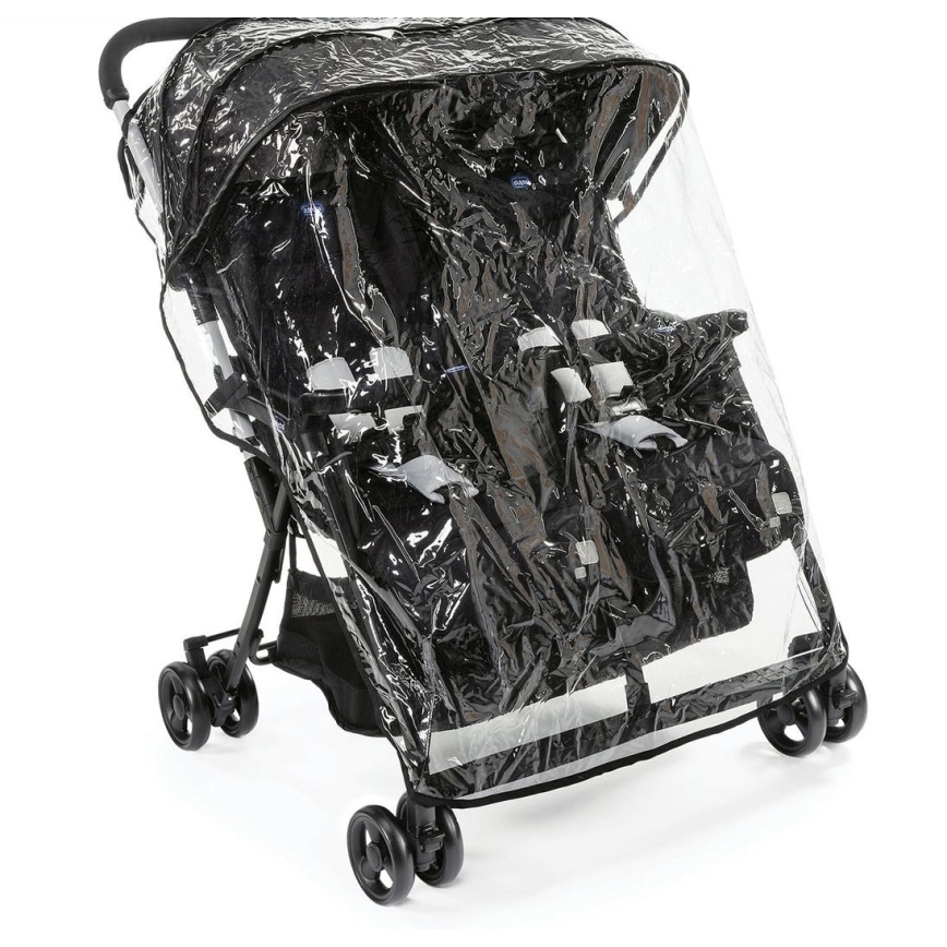 Chicco - Vežimėlis - dvynukams OHLALA TWIN Black Night juodas