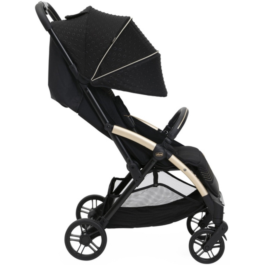 Chicco - Vežimėlis GOODY XPLUS Black Re_Lux Eco+ + stumiamas dviratis ALL AROUND