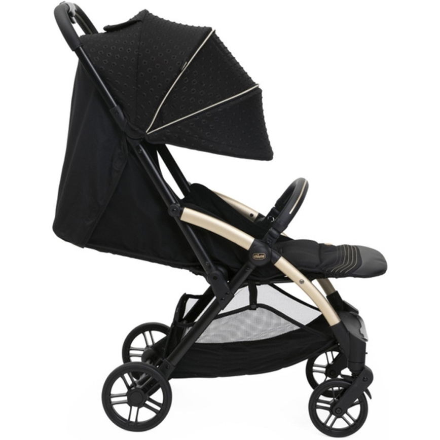 Chicco - Vežimėlis GOODY XPLUS Black Re_Lux Eco+ + stumiamas dviratis ALL AROUND