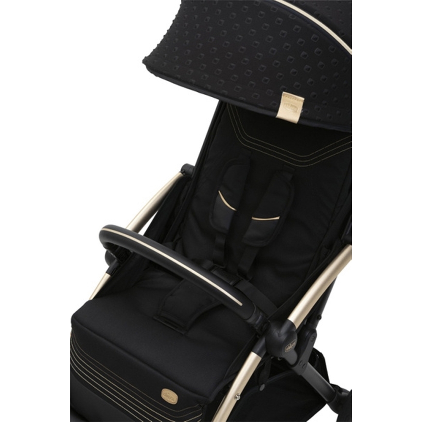 Chicco - Vežimėlis GOODY XPLUS Black Re_Lux Eco+ + stumiamas dviratis ALL AROUND